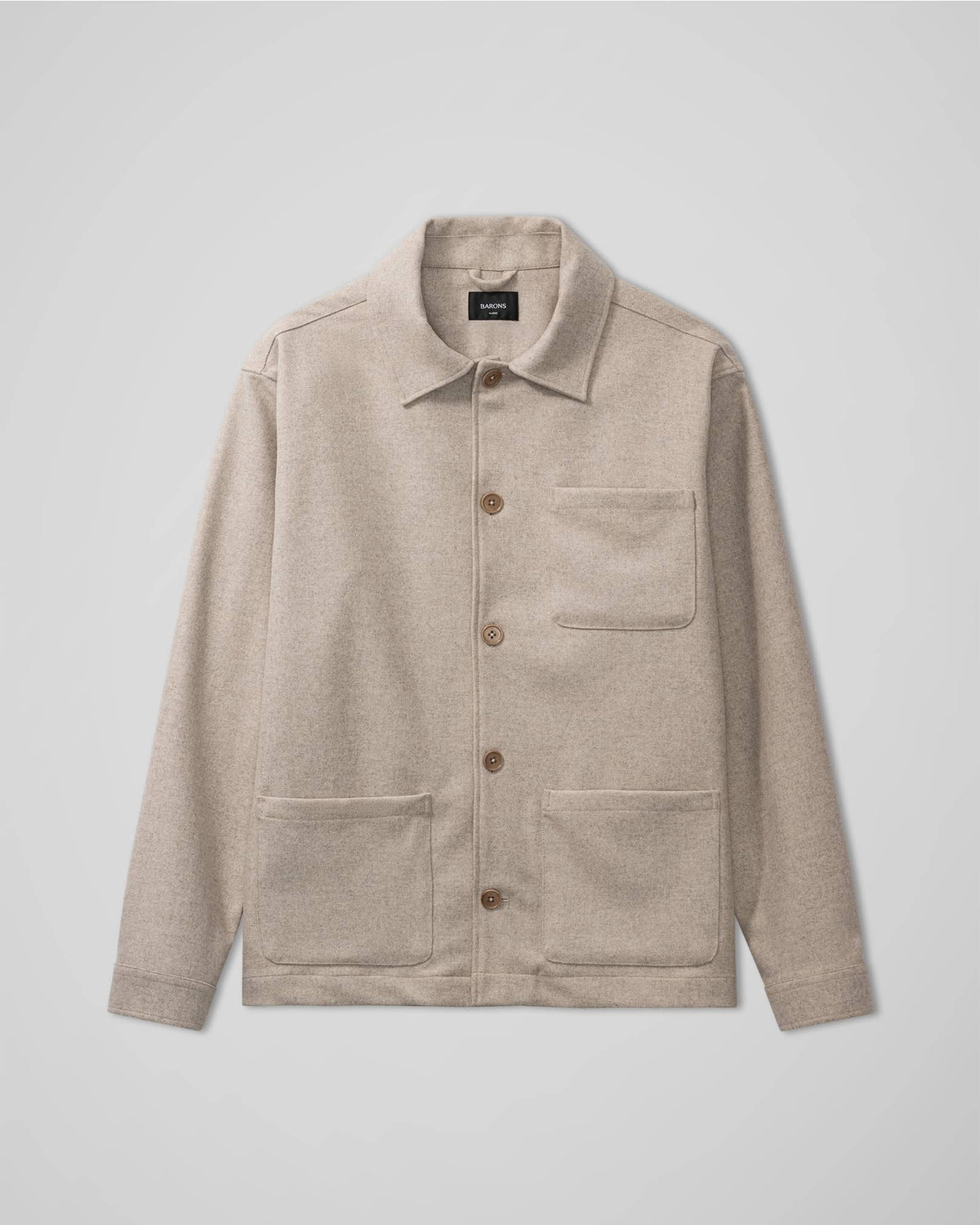 The Wool Overshirt | Sand