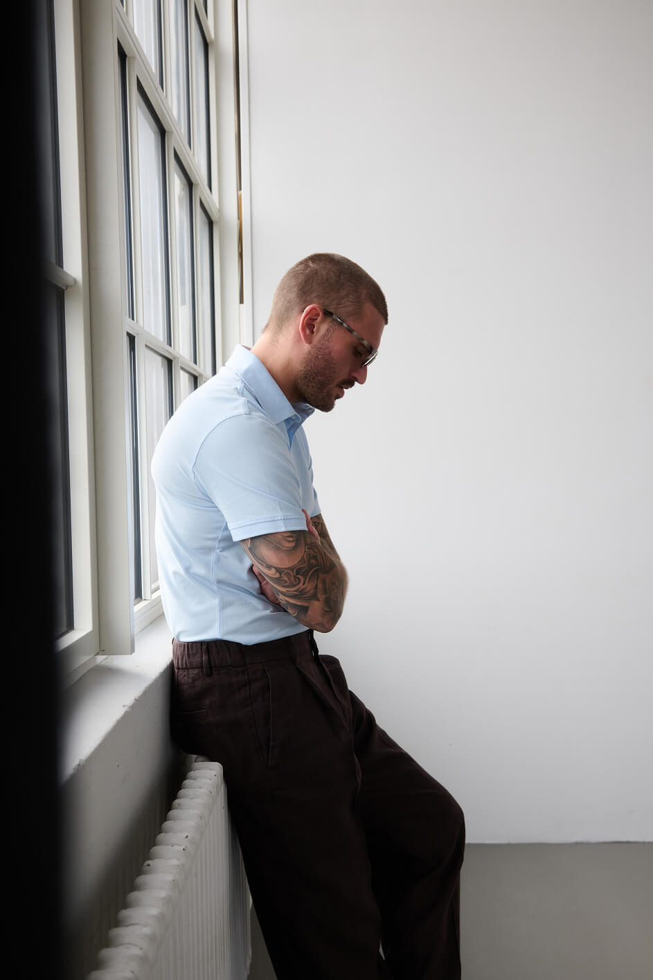 The Ambassador Polo | Hellblau